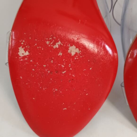 Christian Louboutin Just Nothing Blush Slide Sandals Size 39 (US 9) Pre‑Owned - Picture 14 of 16